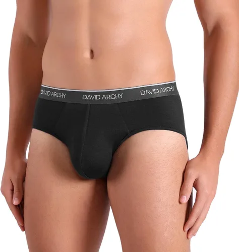 Miniatura 2 de DAVID ARCHY Ropa interior de bambú para hombre, súper suave, cómoda, ligera, paquete de calzoncillos