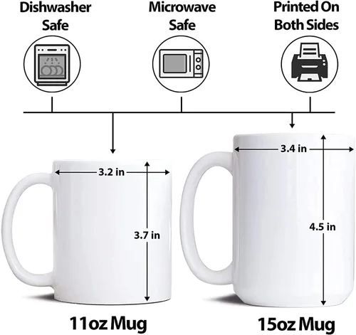 Miniatura 5 de AWE-CREATIVES Taza personalizada de perro para papá, taza de café de cerámica blanca, regalo divertido para papá, taza del día del padre