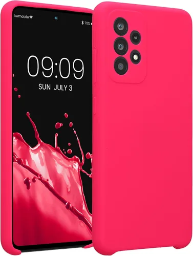 Miniatura 175 de kwmobile Funda compatible con Samsung Galaxy A13 4G - Funda delgada de silicona TPU - Acabado suave al tacto - Amarillo radiante