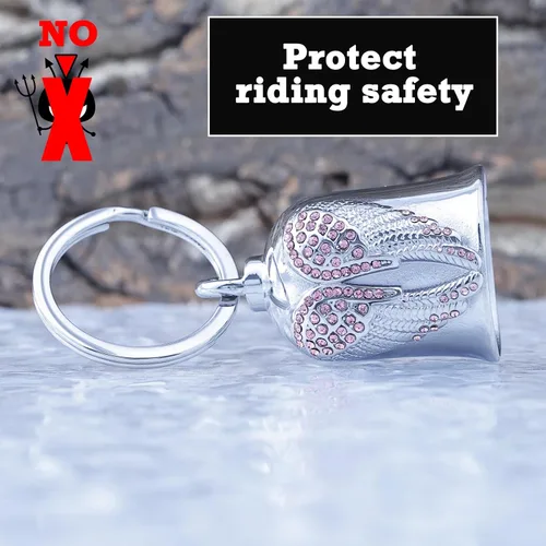 Miniatura 3 de Motorcycle Women Bells - Motorcycle Angel Bell for Men Women,Bell Biker Accessory,Guard Riding Safety