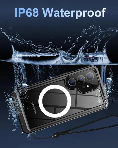 Miniatura 2 de Oneagle Funda impermeable para Samsung Galaxy S25 Ultra [compatible con MagSafe], [protector de pantalla integrado y protector de lente]