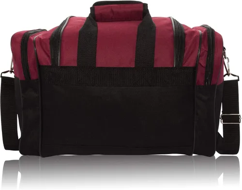 Miniatura 62 de Bolsa de lona, de DALIX, para el gimnasio, para viajar, 17 pulgadas
