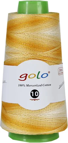 Miniatura 156 de Golo - 3 bolas de hilo de ganchillo tamaño 10, hilo de crochet para tejer a mano 102