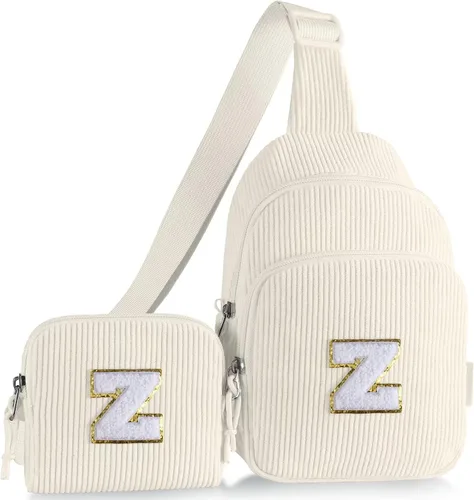 Miniatura 56 de Riñonera cruzada para niñas, Beige, Small