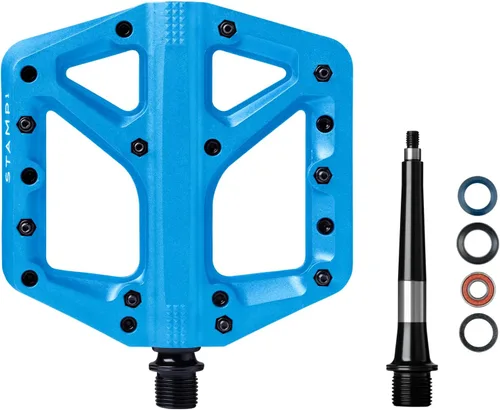 Miniatura 4 de Crankbrothers Stamp Pedales Planos MTB - Pedales de Bicicleta Ligeros, Versátiles y Duraderos de Tamaño Específico Turquesa