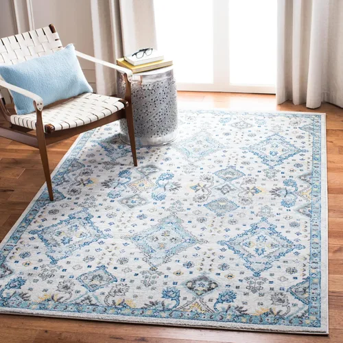 Miniatura 18 de SAFAVIEH Evoke Collection EVK224G - Alfombra decorativa bohemia y oriental que no desprende pelusa, para sala de estar y dormitorio, 2 pies 2