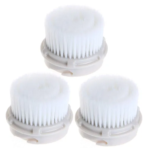 Miniatura 9 de Cabezales de cepillo de limpieza facial con cachemira de lujo, cabezales de cepillo de limpieza facial de repuesto, cabezales de cepillo facial