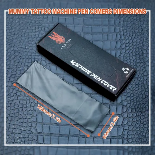 Miniatura 3 de Mummy 300pcs Tattoo Pen Machine Covers, Disposable Tattoo Machine Bags 2.4 x 7.09 Inch, Universal Cartridge Sleeves with Pre-Punched Hole for Most