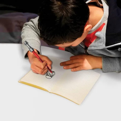 Miniatura 7 de IQ LEGO - Bolígrafo de gel con sable de luz de Star Wars, paquete de 10 (53116), arcoíris de 10 colores, bolígrafos recargables para adolescentes
