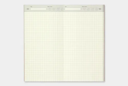 Miniatura 8 de Midori Cuaderno del viajero (Recarga 003) en blanco