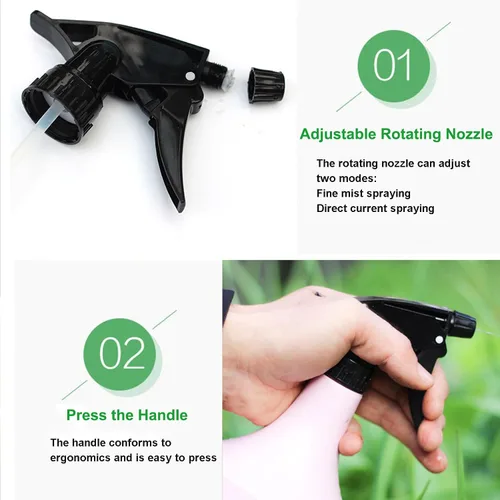 Miniatura 4 de 30 paquetes de boquillas para botellas de aerosol, piezas de repuesto para pulverizador de gatillo de flujo pesado con cabezal ajustable