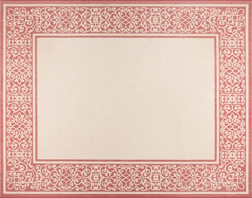 Miniatura 10 de Gertmenian Alfombra de Área Clásica de Tejido Plano para Interiores y Exteriores, Alfombra Resistente a Manchas y Rayos UV, Terraza, Patio, Junto a