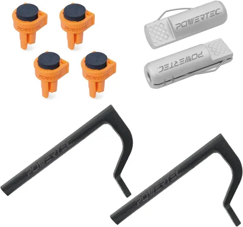 Miniatura 8 de POWERTEC 12 piezas de banco perros para agujero de perro de 3/4" con inserción de EVA, herramienta de carpintería para banco de trabajo, mesa MFT