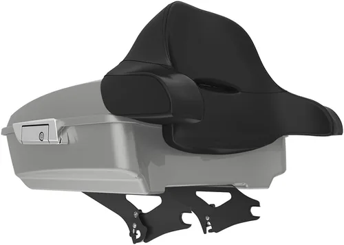 Miniatura 124 de King Tour Pack para Harley Alpine Green, cierre de paquete turístico, portaequipajes superior, soporte de montaje negro, placa de metal para Harley