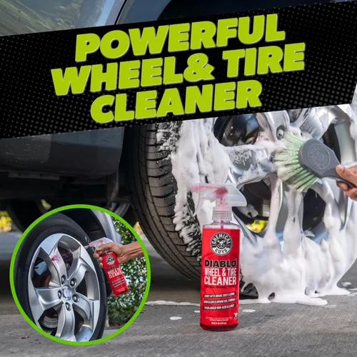Miniatura 5 de Chemical Guys Kit de limpieza para automóvil, con jabón de lavado de autos, limpiador de ruedas, interior total, guante de lavado de autos, kit