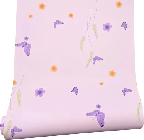 Miniatura 8 de Yifely Rollo de revestimiento de estante de 9.8 pies con diseño de mariposa morada, extraíble, para muebles, papel de PVC, 118 x 17.7 pulgadas