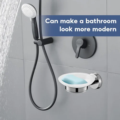 Miniatura 5 de Jabonera de pared para baño y cocina, acero inoxidable
