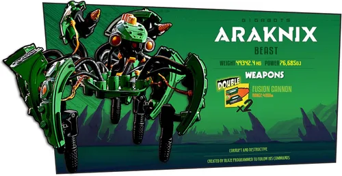 Miniatura 7 de blip Toys 61125 GIGABOTS Bestia-ARAKNIX