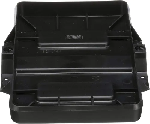 Miniatura 6 de attwood 9098-5 Bandeja de baterías ajustable de alta resistencia, ajustable a 9.5 pulgadas de alto, para baterías de la serie 27, plástico negro