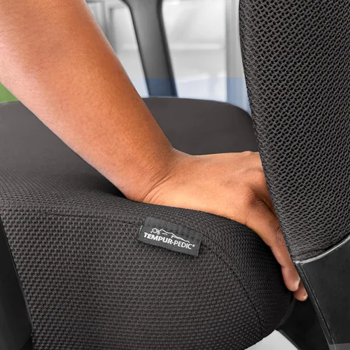 Miniatura 5 de Vari Tempur-Pedic Silla de oficina ergonómica – Silla de escritorio con respaldo de malla con soporte lumbar ajustable, reclinable, profundidad
