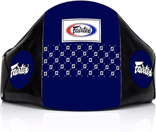 Fairtex BPV1 Muaythai Training Belly Pad | Protección central para entrenadores en boxeo, Muay Thai, Kickboxing | Cuero Syntek | Máxima durabilidad,