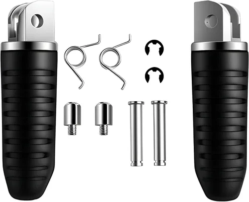 Miniatura 4 de Estriberas delanteras para Suzuki V-Strom 650 1000 DL650 DL1000 GSX1300R Hayabusa GSX1400 – Reemplazo de reposapiés de motocicleta de goma