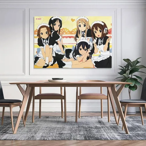 Miniatura 4 de Póster de anime K-on, pintura decorativa, lienzo, arte de pared, póster de sala de estar, regalos para dormitorio, pintura de 12 x 18 pulgadas