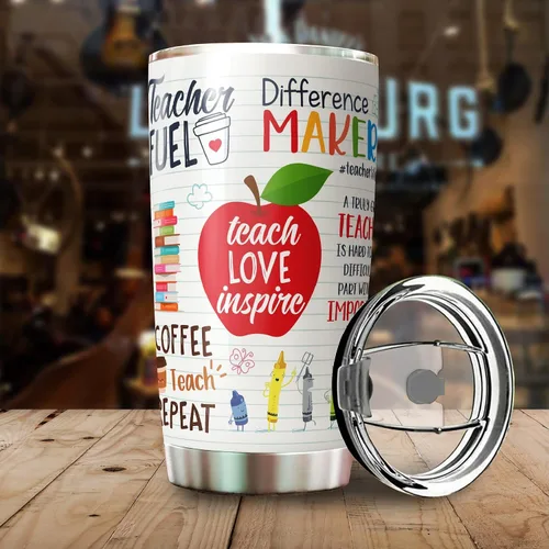 Miniatura 3 de Vaso para profesores – Regalos para apreciación del profesor – Taza para profesores – Taza para profesores – Vaso de agradecimiento al profesor