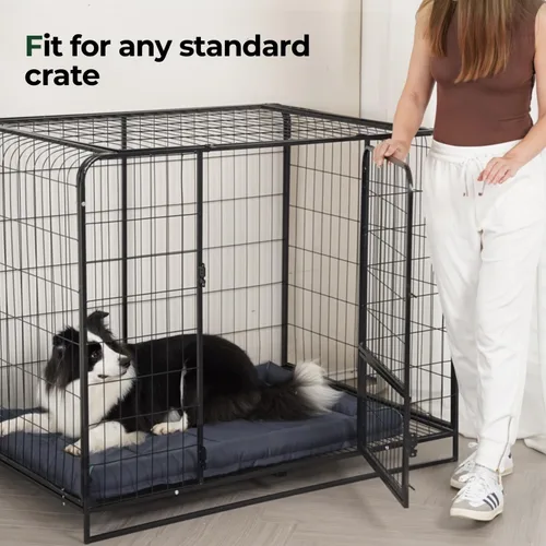 Miniatura 8 de BALANCE Cama Oxford para Perros Grandes, Alfombrilla Impermeable para Jaulas de Perros, Alfombrilla para Jaula de Perros al Aire Libre, Limpia