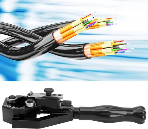 Miniatura 5 de Pelacables de mano, ergonómico multifunción herramienta de corte de cables para electricistas, hogar, aleación de aluminio BX 40A B 20 a 1.575 in, 1