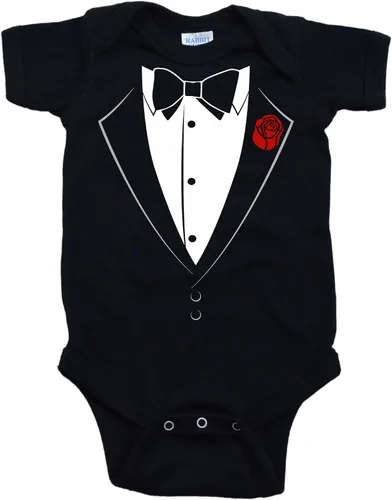 Miniatura 2 de Ann Arbor T-shirt Co. Bebé Esmoquin Bebé Divertido Humor Infantil Una Pieza