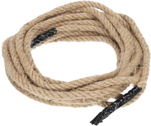 Miniatura 17 de PATIKIL Cuerda de yute de 1-1/2 pulgadas x 100 pies, cuerda de yute trenzada de manila, cuerda de yute gruesa natural, cuerda de arpillera