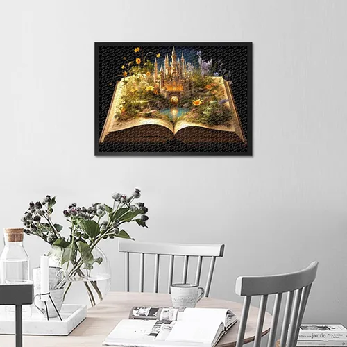 Miniatura 6 de Rompecabezas para adultos – Azulejo de cerámica de estilo mexicano multicolor, brillante y colorido, 28 x 20 pulgadas, detalles intrincados