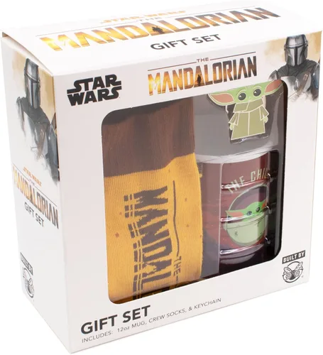 Miniatura 2 de Culture Fly Star Wars The Mandalorian Baby Yoda - Juego de regalo en caja con calcetines, taza y llavero, Multi
