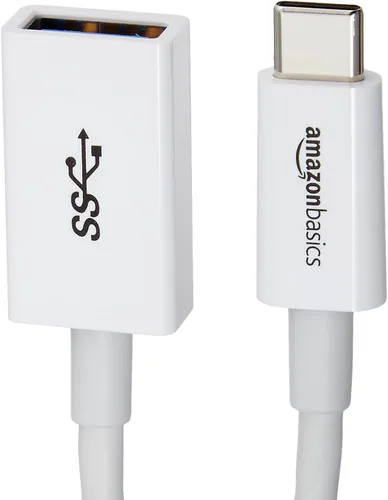 Miniatura 3 de Amazon Basics Convertidor de cable adaptador USB-C a USB-A 3.1 Gen1 hembra, 5 Gbps de alta velocidad, certificado USB-IF, para portátiles, tabletas