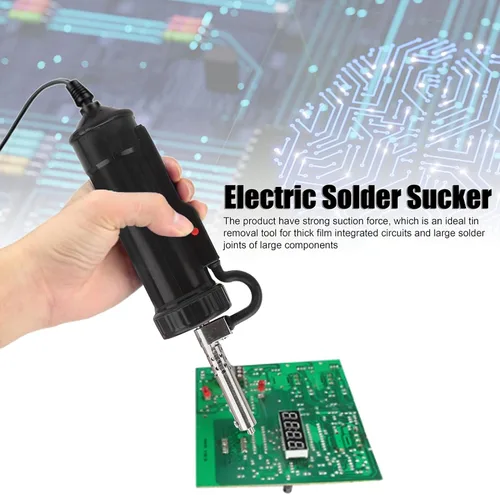 Miniatura 7 de Bomba de desoldadura automática Herramienta de succión de soldadura al vacío portátil AC110V 30W Pistola de desoldadura eléctrica Herramienta