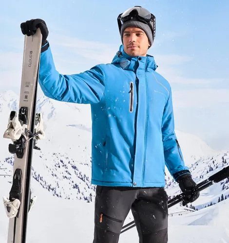 Miniatura 5 de Heathyoga Chaqueta de esquí impermeable para hombre, chaqueta de snowboard para hombre, chaqueta de nieve, chaquetas de esquí, chaquetas