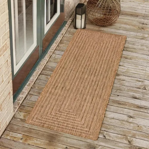 Miniatura 10 de Adiva Rugs Alfombra de área para interiores y exteriores, resistente a la intemperie, fácil de limpiar, resistente a las manchas para comedor, patio