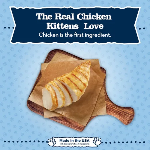 Miniatura 3 de Blue Buffalo Baby Blue - Alimento húmedo natural sin granos para gatitos, fórmula de crecimiento saludable con DHA, paté de pollo alto en proteínas