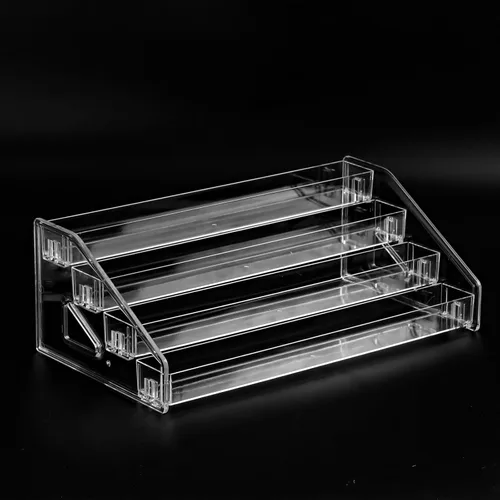 Miniatura 10 de SUTOKAKA Organizador de exhibición de esmalte de uñas, soporte para lentes de acrílico transparente, estante de almacenamiento de aceite esencial