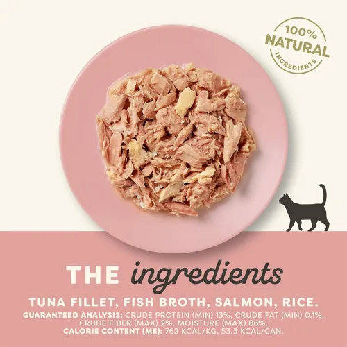 Miniatura 2 de Applaws Alimento húmedo natural para gatos en caldo, alimento húmedo enlatado de ingredientes limitados, sin aditivos, hecho con ingredientes