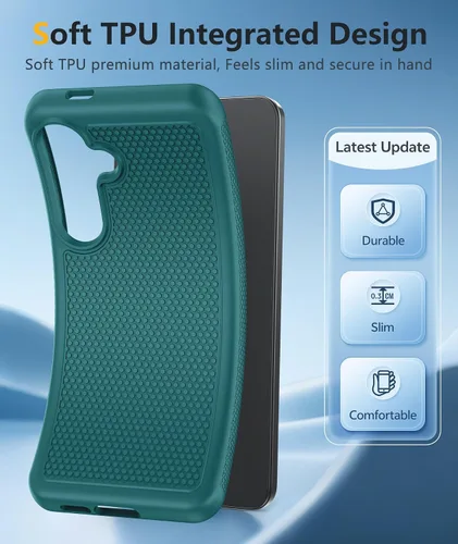 Miniatura 186 de FNTCASE Funda para iPhone 17 Pro: Fundas delgadas translúcidas de color azul claro compatibles con MagSafe, protección completa de la cámara
