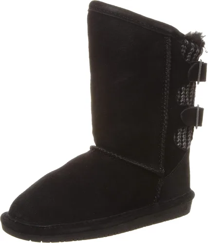 BEARPAW Boshie - Botas para niños de múltiples colores, clásicas de ante, fáciles de poner y quitar, botas de invierno cómodas