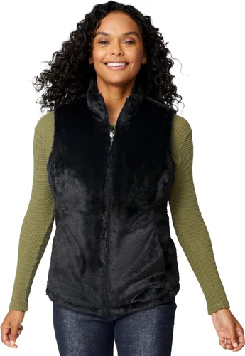 Miniatura 4 de Free Country Chaleco reversible acolchado de forro polar sherpa ligero con bolsillos con cremallera, chaleco de invierno para damas-Cirrus