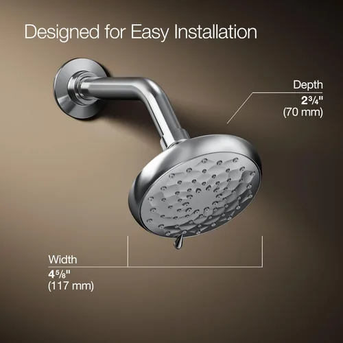 Miniatura 3 de Kohler 72425-Y-CP Awaken B110 Cabezal de ducha multifunción, cromo pulido