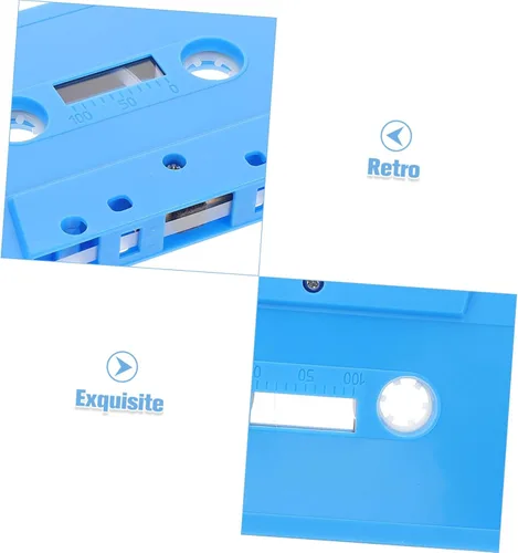 Miniatura 3 de Decoración de música retro, 2 unidades, caja de cinta de casete en blanco para decoración de sala de música, suministros de fiesta de cinta