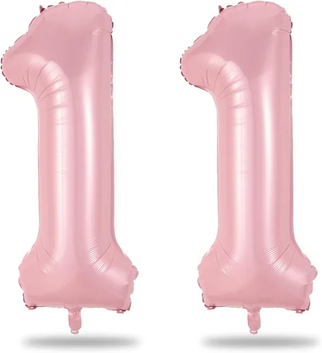 Miniatura 55 de Globos morado pastel de número 12, 40 pulgadas, globos gigantes de aluminio, de mylar, número 1 y 2, para niñas de 12 años, globos lilas