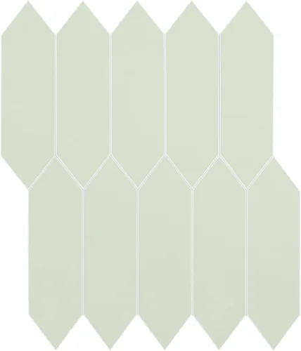 Miniatura 8 de Azulejo negro para salpicaduras de piquete, aspecto de cerámica, largo hexágono autoadhesivo para pared de cocina y baño, paquete de 6