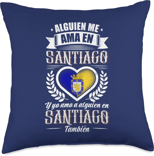 Miniatura 4 de Someone loves me in Chile. Flag of Santiago Alguien Me AMA En Santiago Chile - Almohada (16 x 16 pulgadas), multicolor