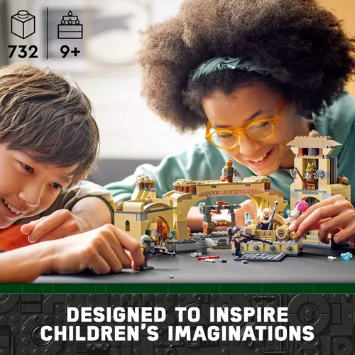 Miniatura 3 de LEGO Star Wars - Habitación del trono de Boba Fett 75326, kit de construcción para niños de 9 años en adelante, con un modelo de palacio construible